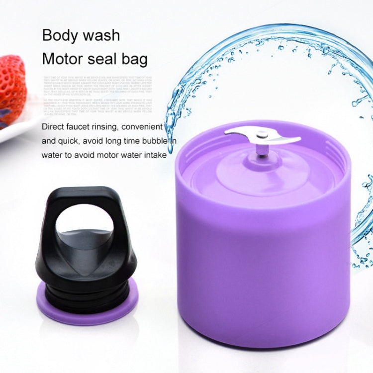 Bingo 500ml Mini Portable USB Rechargeable Electric Juicer Cup Juicer Blender, 22000 Revolutions Per Minute(Purple) by bashfashion