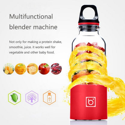 Bingo 500ml Mini Portable USB Rechargeable Electric Juicer Cup Juicer Blender, 22000 Revolutions Per Minute(Red) by bashfashion