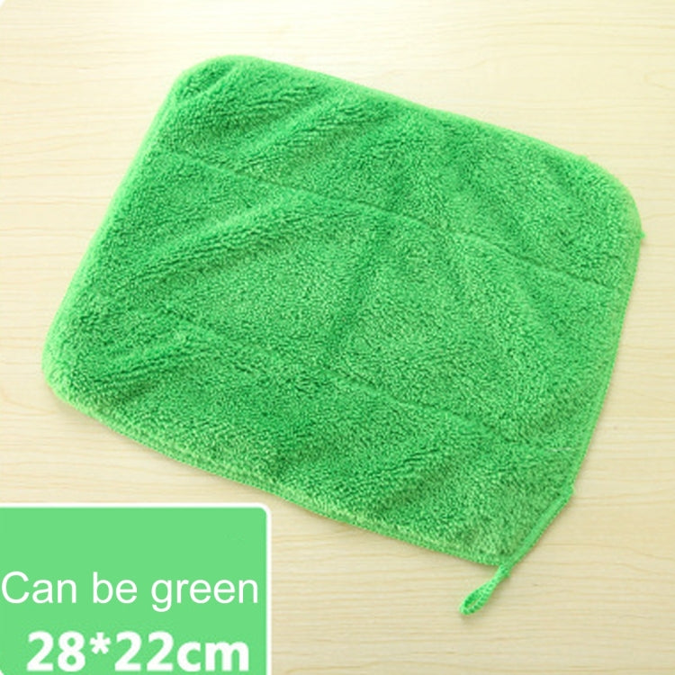 Bamboo Fiber Washing Dish Towel Kitchen Cleaning Cloth Double-Sided Scouring Cloth Water Absorption Non-Stick Oil,Can Hang,Random Color Delivery by bashfashion
