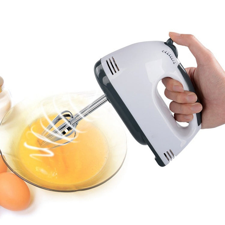 KN007364 100W Household Seven-speed Adjustable Handheld Electric Egg Beater, EU Plug by bashfashion