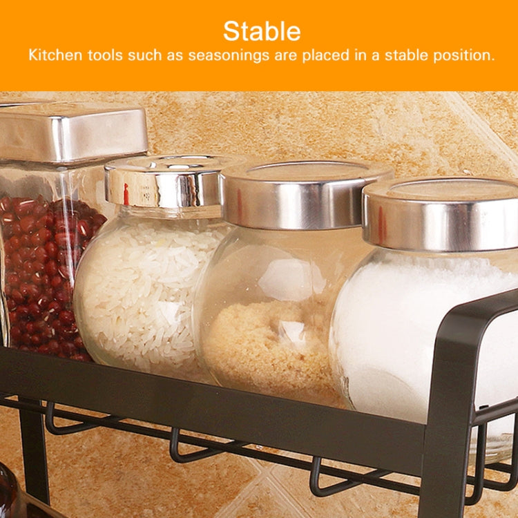 Creative Kitchen Three-layer Storage Shelf Spice Rack by bashfashion