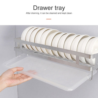 304 Stainless Steel Wall-mounted Kitchen Rack Hanging Knife Holder Double Cage Chopsticks Canister by bashfashion