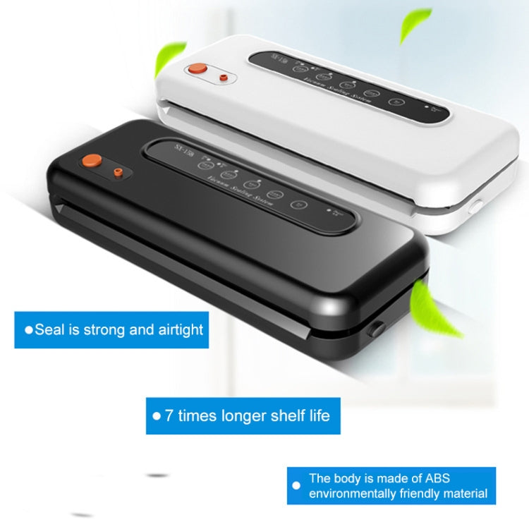 Household Commercial Food Vacuum Plastic Packaging Machine Sealer Closer Machine, Chinese Plug (White) by bashfashion