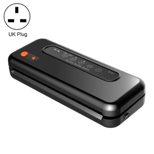 Household Commercial Food Vacuum Plastic Packaging Machine Sealer Closer Machine, UK Plug(Black) by bashfashion