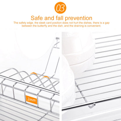 Multi-function Kitchen Stainless Steel Double Diskes Rack Hanging Knife Chopping Block Holder by bashfashion