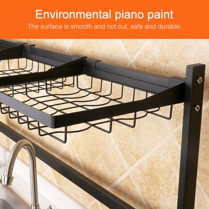 62cm Stainless Steel Kitchen Bowl Dish Knife Chopping Block Chopsticks Drain Rack Storage Holder, Deluxe Version by bashfashion