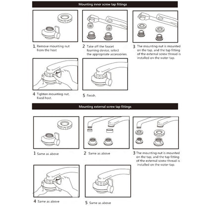 Kubichai Kitchen Water Filter Faucet Water Purifier by bashfashion