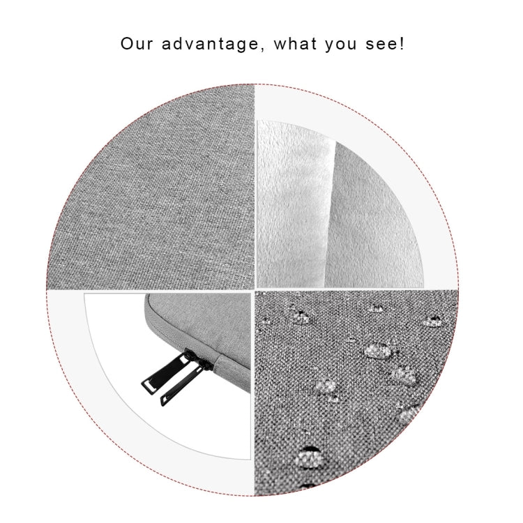 For 13.3 inch and Below Universal Oxford Cloth Business Inner Package Laptop Tablet Bag(Dark Gray) by bashfashion