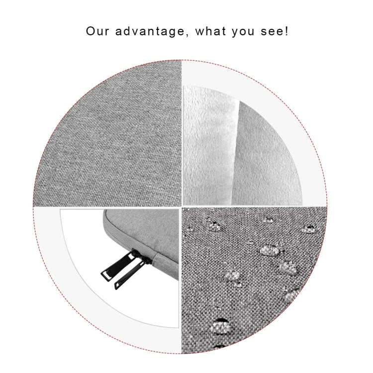 For 13.3 inch and Below Universal Wearable Oxford Cloth Soft Business Inner Package Laptop Tablet Bag(Navy Blue) by bashfashion