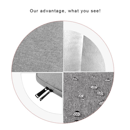 For 15.6 inch and Below Universal Wearable Oxford Cloth Soft Business Inner Package Laptop Tablet Bag(Black) by bashfashion