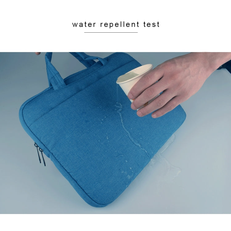 Universal Multiple Pockets Wearable Oxford Cloth Soft Portable Leisurely Handle Laptop Tablet Bag, For 13.3 inch and Below Macbook, Samsung, Lenovo, Sony, DELL Alienware, CHUWI, ASUS, HP (Grey) by bashfashion