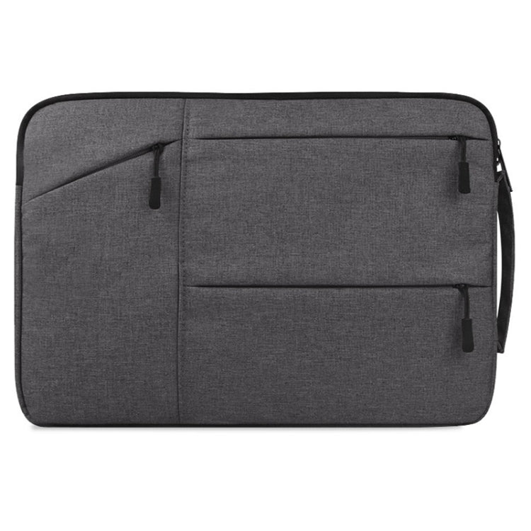 Universal Multiple Pockets Wearable Oxford Cloth Soft Portable Simple Business Laptop Tablet Bag, For 12 inch and Below Macbook, Samsung, Lenovo, Sony, DELL Alienware, CHUWI, ASUS, HP(Grey) by bashfashion