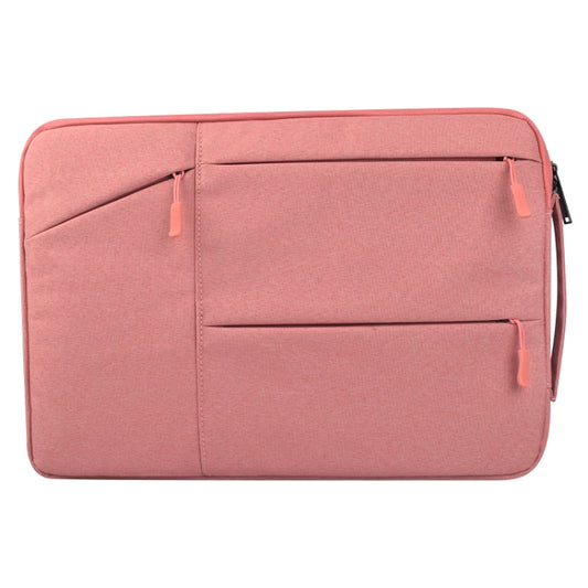 Universal Multiple Pockets Wearable Oxford Cloth Soft Portable Simple Business Laptop Tablet Bag, For 13.3 inch and Below Macbook, Samsung, Lenovo, Sony, DELL Alienware, CHUWI, ASUS, HP (Pink) by bashfashion