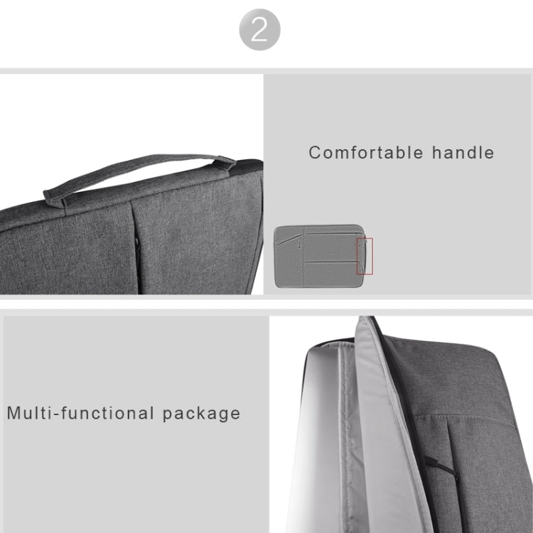 Universal Multiple Pockets Wearable Oxford Cloth Soft Portable Simple Business Laptop Tablet Bag, For 13.3 inch and Below Macbook, Samsung, Lenovo, Sony, DELL Alienware, CHUWI, ASUS, HP (navy) by bashfashion