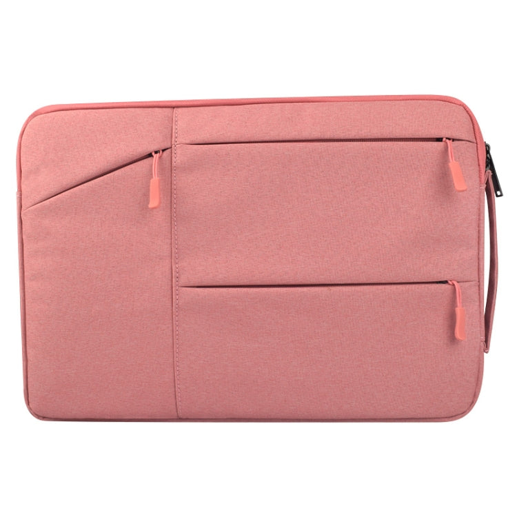 Universal Multiple Pockets Wearable Oxford Cloth Soft Portable Simple Business Laptop Tablet Bag, For 15.6 inch and Below Macbook, Samsung, Lenovo, Sony, DELL Alienware, CHUWI, ASUS, HP (Pink) by bashfashion