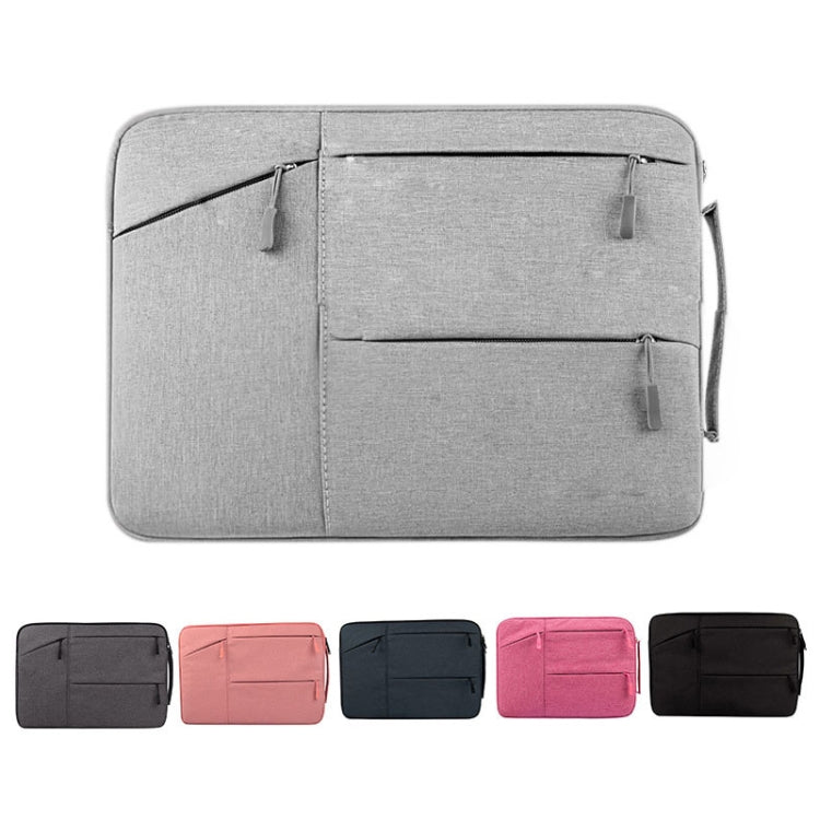 Universal Multiple Pockets Wearable Oxford Cloth Soft Portable Simple Business Laptop Tablet Bag, For 15.6 inch and Below Macbook, Samsung, Lenovo, Sony, DELL Alienware, CHUWI, ASUS, HP (Grey) by bashfashion
