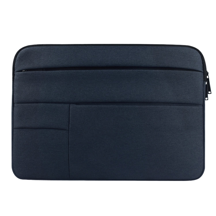 Universal Multiple Pockets Wearable Oxford Cloth Soft Portable Leisurely Laptop Tablet Bag, For 12 inch and Below Macbook, Samsung, Lenovo, Sony, DELL Alienware, CHUWI, ASUS, HP (navy) by bashfashion