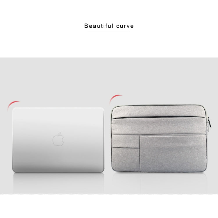 Universal Multiple Pockets Wearable Oxford Cloth Soft Portable Leisurely Laptop Tablet Bag, For 13.3 inch and Below Macbook, Samsung, Lenovo, Sony, DELL Alienware, CHUWI, ASUS, HP (navy) by bashfashion