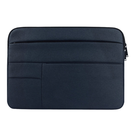 Universal Multiple Pockets Wearable Oxford Cloth Soft Portable Leisurely Laptop Tablet Bag, For 14 inch and Below Macbook, Samsung, Lenovo, Sony, DELL Alienware, CHUWI, ASUS, HP(navy) by bashfashion