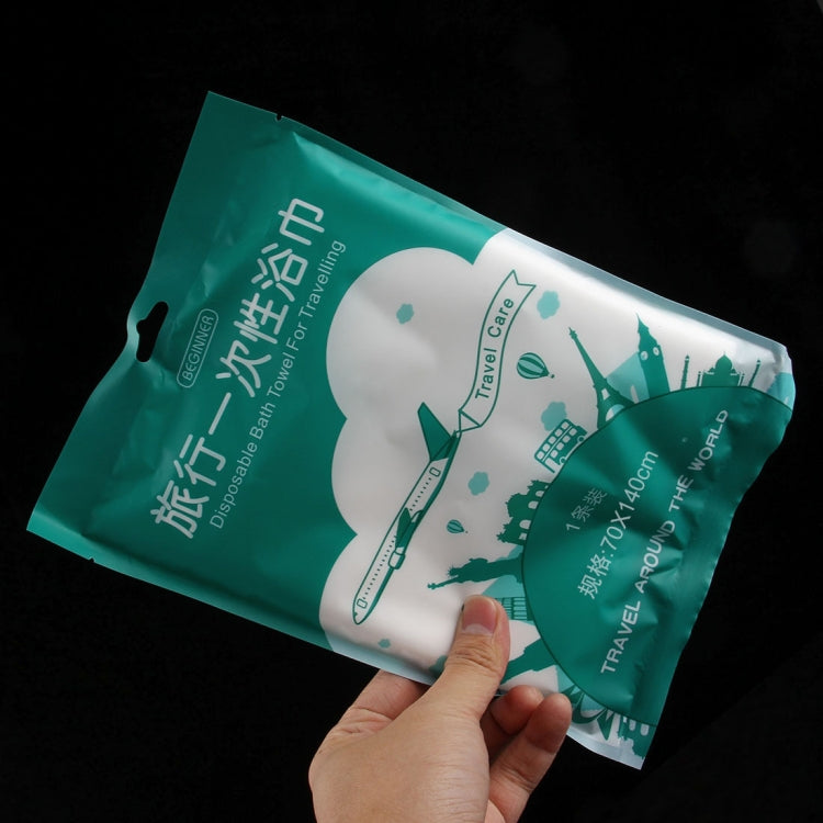 Portable Disposable Travel Cotton Bath Towel, Size: 140x65cm by bashfashion