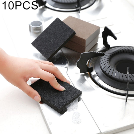 10 PCS Kitchen Emery Clean Rub Pot Rust Focal Stains Sponge Removing Tool by bashfashion