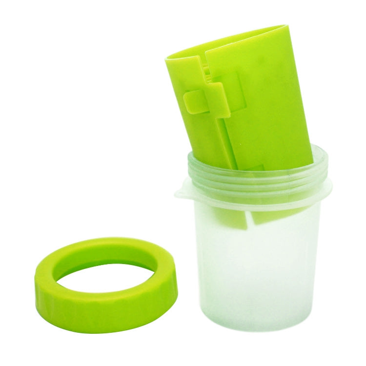 Pet Antiseptic Products Silicone Wash Feet Cleaning Cup Size: S(Green) by bashfashion