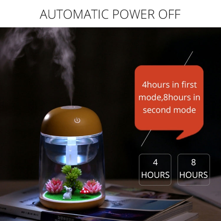 Imycoo WT602 2W Portable Mini Micro Landscape Design USB Charge Aromatherapy Air Humidifier with LED Colorful Light, Water Tank Capacity: 180ml, DC 5V(Blue) by bashfashion