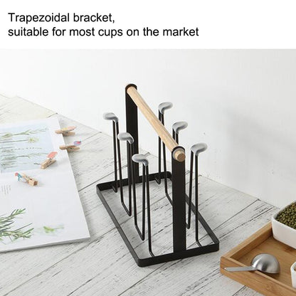 Iron Kitchen Cup Holder Drain Shelf(Bronze) by bashfashion