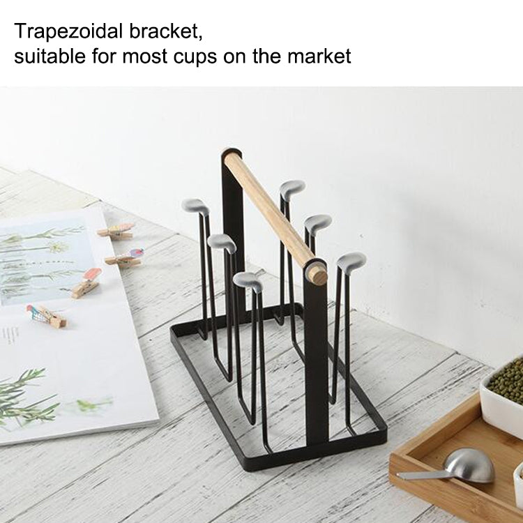 Iron Kitchen Cup Holder Drain Shelf(White) by bashfashion