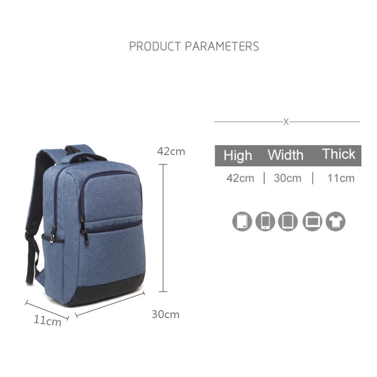 Universal Multi-Function Oxford Cloth Laptop Computer Shoulders Bag Business Backpack Students Bag, Size: 42x30x11cm, For 15.6 inch and Below Macbook, Samsung, Lenovo, Sony, DELL Alienware, CHUWI, ASUS, HP(Black) by bashfashion
