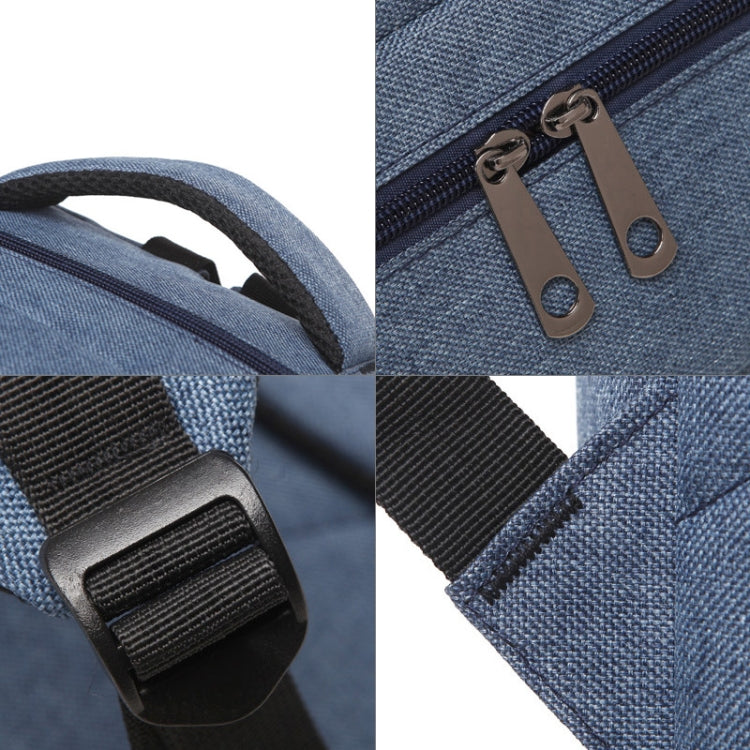 Universal Multi-Function Oxford Cloth Laptop Computer Shoulders Bag Business Backpack Students Bag, Size: 42x30x11cm, For 15.6 inch and Below Macbook, Samsung, Lenovo, Sony, DELL Alienware, CHUWI, ASUS, HP(Blue) by bashfashion