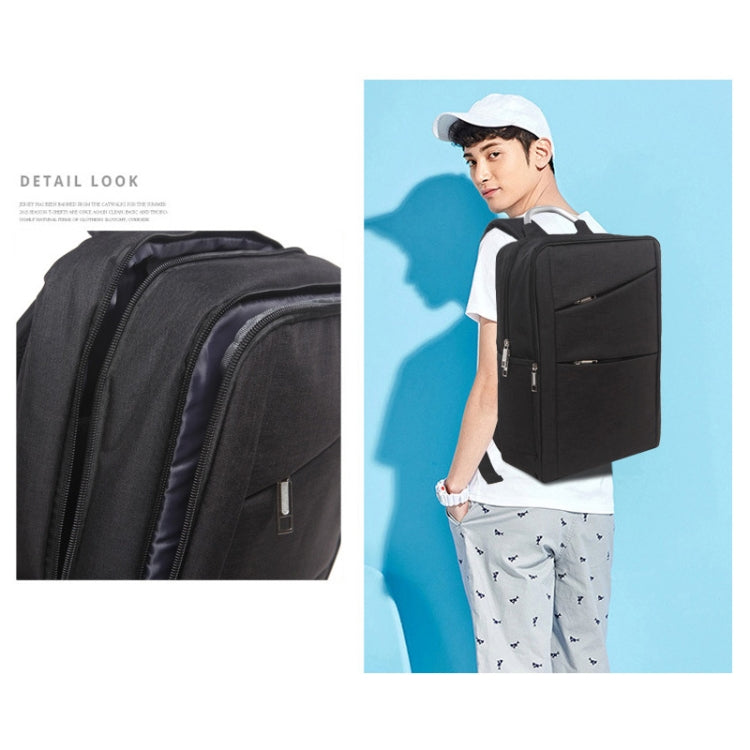 Universal Multi-Function Oxford Cloth Laptop Computer Shoulders Bag Business Backpack Students Bag, Size: 40x28x12cm, For 14 inch and Below Macbook, Samsung, Lenovo, Sony, DELL Alienware, CHUWI, ASUS, HP(Black) by bashfashion