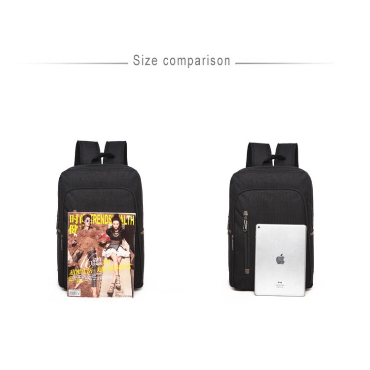 Universal Multi-Function Oxford Cloth Laptop Computer Shoulders Bag Business Backpack Students Bag, Size: 43x29x11cm, For 15.6 inch and Below Macbook, Samsung, Lenovo, Sony, DELL Alienware, CHUWI, ASUS, HP(Black) by bashfashion