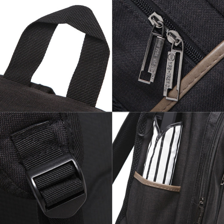 Universal Multi-Function Oxford Cloth Laptop Computer Shoulders Bag Business Backpack Students Bag, Size: 43x29x11cm, For 15.6 inch and Below Macbook, Samsung, Lenovo, Sony, DELL Alienware, CHUWI, ASUS, HP(Black) by bashfashion