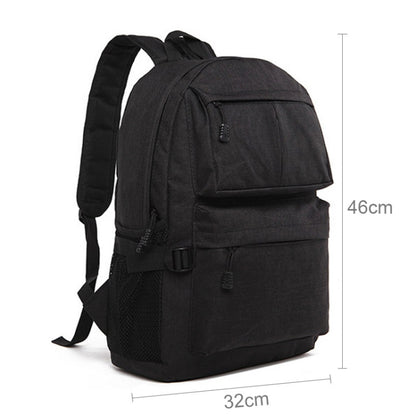 Universal Multi-Function Oxford Cloth Laptop Shoulders Bag Backpack with External USB Charging Port, Size: 46x32x12cm, For 15.6 inch and Below Macbook, Samsung, Lenovo, Sony, DELL Alienware, CHUWI, ASUS, HP(Black) by bashfashion