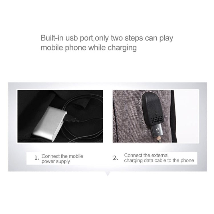 Universal Multi-Function Oxford Cloth Laptop Shoulders Bag Backpack with External USB Charging Port, Size: 46x32x12cm, For 15.6 inch and Below Macbook, Samsung, Lenovo, Sony, DELL Alienware, CHUWI, ASUS, HP(Black) by bashfashion