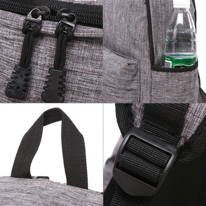 Universal Multi-Function Canvas Laptop Computer Shoulders Bag Leisurely Backpack Students Bag, Big Size: 42x29x13cm, For 15.6 inch and Below Macbook, Samsung, Lenovo, Sony, DELL Alienware, CHUWI, ASUS, HP(Black) by bashfashion