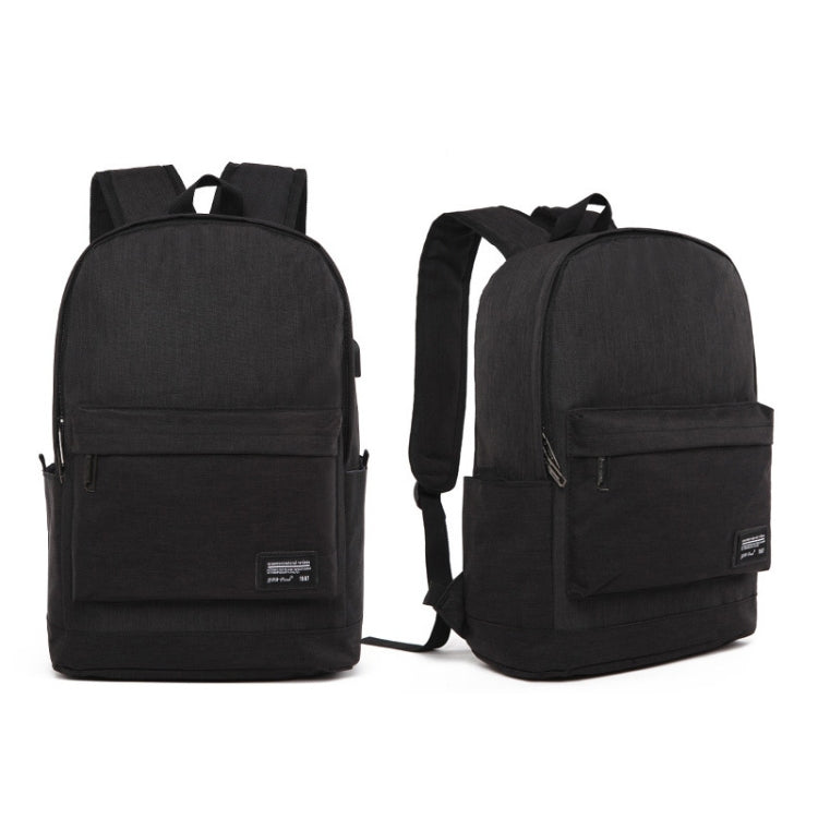 Universal Multi-Function Oxford Cloth Laptop Shoulders Bag Backpack with External USB Charging Port, Size: 45x31x16cm, For 15.6 inch and Below Macbook, Samsung, Lenovo, Sony, DELL Alienware, CHUWI, ASUS, HP(Black) by bashfashion