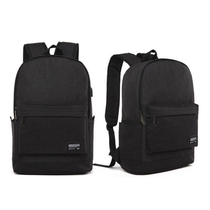 Universal Multi-Function Oxford Cloth Laptop Shoulders Bag Backpack with External USB Charging Port, Size: 45x31x16cm, For 15.6 inch and Below Macbook, Samsung, Lenovo, Sony, DELL Alienware, CHUWI, ASUS, HP(Black) by bashfashion