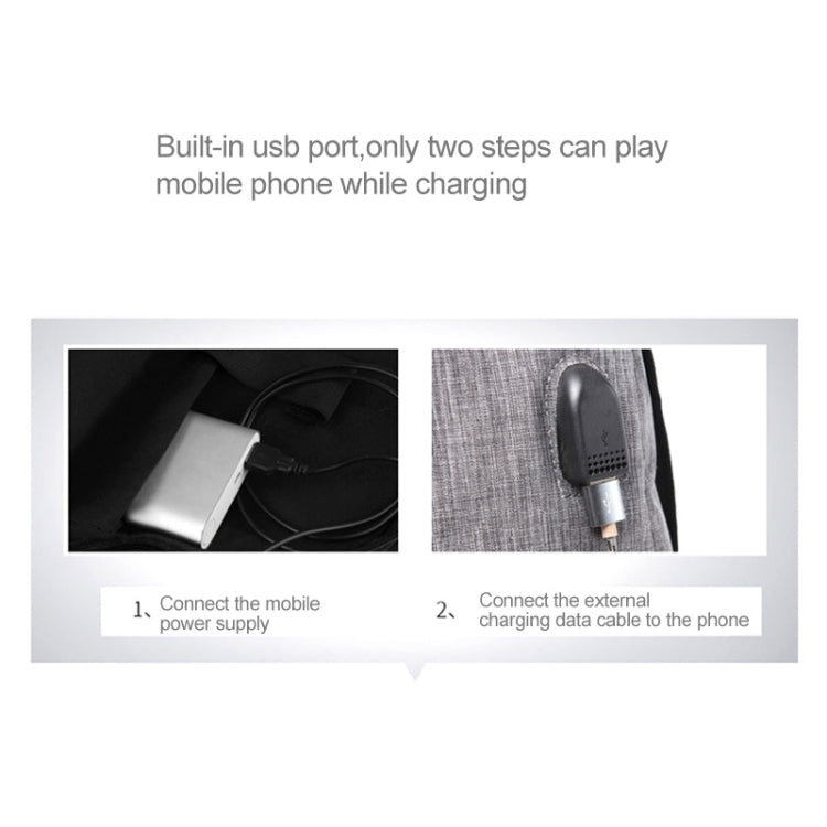 Universal Multi-Function Oxford Cloth Laptop Shoulders Bag Backpack with External USB Charging Port, Size: 45x31x16cm, For 15.6 inch and Below Macbook, Samsung, Lenovo, Sony, DELL Alienware, CHUWI, ASUS, HP(Blue) by bashfashion