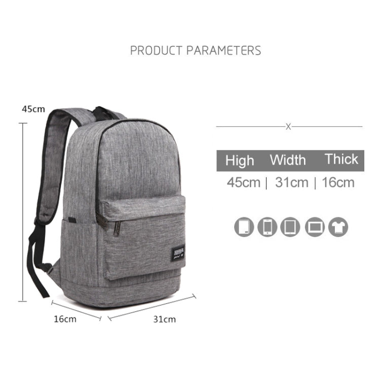 Universal Multi-Function Oxford Cloth Laptop Shoulders Bag Backpack with External USB Charging Port, Size: 45x31x16cm, For 15.6 inch and Below Macbook, Samsung, Lenovo, Sony, DELL Alienware, CHUWI, ASUS, HP(Blue) by bashfashion