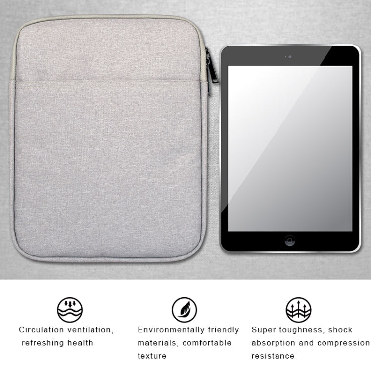 ND00 8 inch Shockproof Tablet Liner Sleeve Pouch Bag Cover, For iPad Mini 1 / 2 / 3 / 4 (Grey) by bashfashion