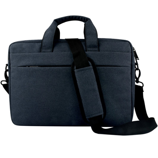 Breathable Wear-resistant Thin and Light Fashion Shoulder Handheld Zipper Laptop Bag with Shoulder Strap, For 14.0 inch and Below Macbook, Samsung, Lenovo, Sony, DELL Alienware, CHUWI, ASUS, HP (Navy Blue) by bashfashion