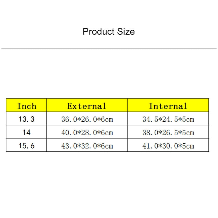 Breathable Wear-resistant Thin and Light Fashion Shoulder Handheld Zipper Laptop Bag with Shoulder Strap, For 14.0 inch and Below Macbook, Samsung, Lenovo, Sony, DELL Alienware, CHUWI, ASUS, HP (Navy Blue) by bashfashion