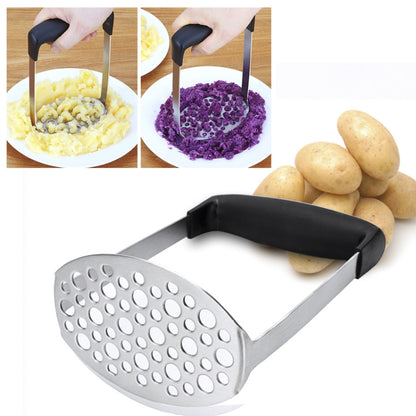 Stainless Steel Manual Pumpkin Potato Ricer Masher with Broad and Ergonomic Horizontal Handle by bashfashion