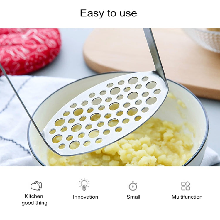 Stainless Steel Manual Pumpkin Potato Ricer Masher with Broad and Ergonomic Horizontal Handle by bashfashion