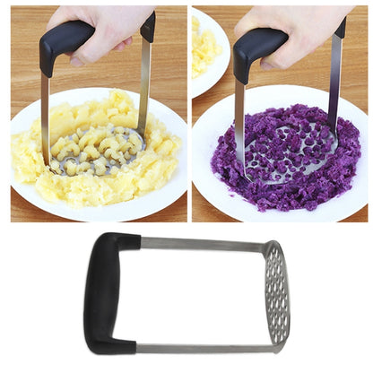 Stainless Steel Manual Pumpkin Potato Ricer Masher with Broad and Ergonomic Horizontal Handle by bashfashion