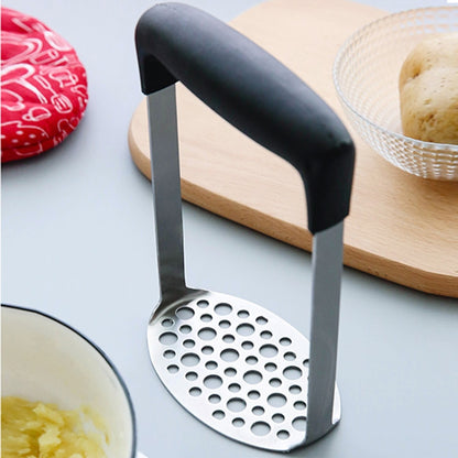Stainless Steel Manual Pumpkin Potato Ricer Masher with Broad and Ergonomic Horizontal Handle by bashfashion