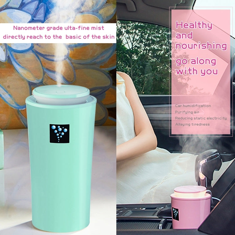 Small-3 2W Humidifier Moisture Meter Moisturizing Instrument with LED Night Light, Water Tank Capacity: 260ml(Blue) by bashfashion