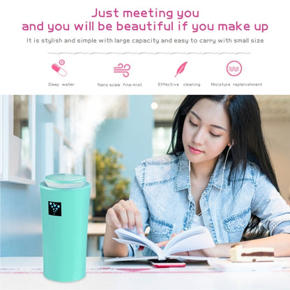 Small-3 2W Humidifier Moisture Meter Moisturizing Instrument with LED Night Light, Water Tank Capacity: 260ml(Blue) by bashfashion